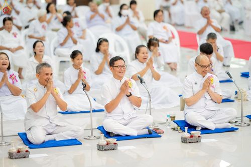 ภาพ No.241829:วันเสาร์ที่ 23 สิงหาคม พ.ศ. 2568 ปฐมผ้าป่าสถาปนาองค์พระเจดีย์ "ซื้อดินปรับพื้นที่ลานธรรม รองรับองค์พระเจดีย์เพื่อสร้างสันติภาพโลก" ณ ศูนย์ปฏิบัติธรรมระยอง (บ้านช่องลม)