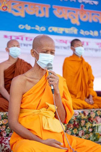 ภาพ No.130301:Photo Story ปฐมบรรพชาชาวพุทธมาร์มา Episode 3/5 วันที่ 9 กุมภาพันธ์ พ.ศ. 2567 ในโครงการบรรพชาสามเณร ครั้งแรกของชาวพุทธมาร์มา บังกลาเทศ ณ วัดธัมจักร อรัญกุฏิ เมืองรัมการ์ คาร์กาชารี บังกลาเทศ