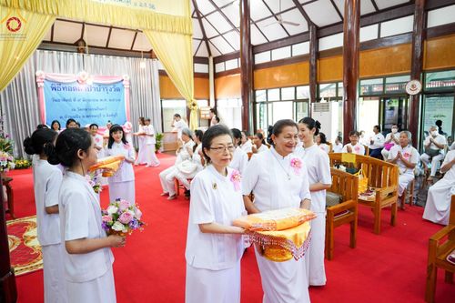 ภาพ No.140471:พิธีตอกเสาเข็มเป็นปฐมฤกษ์ เพื่อสร้างกุฎิและหอสวดมนต์ และพิธีทอดผ้าป่าบำรุงวัด ณ วัดกลางธนรินทร์ ต.บ้านแป้ง อ.พรหมบุรี จ.สิงห์บุรี วันอาทิตย์ที่ 9 มิถุนายน พ.ศ.2567