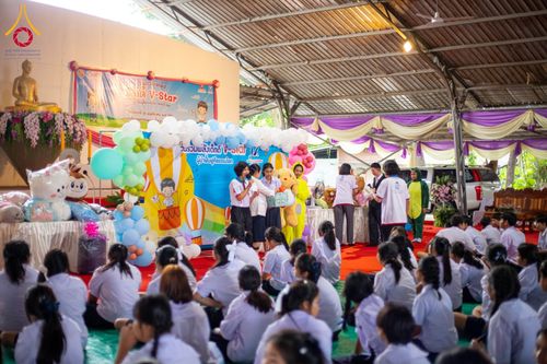 ภาพ No.183942:วันรวมพลังเด็กดี V-Star ผู้นำฟื้นฟูศีลธรรมโลก ครั้งที่ 17 ประจำปี 2567 จังหวัดราชบุรี ในวันที่ 26 พฤศจิกายน พ.ศ. 2567 ณ ศูนย์อบรมเยาวชนผาสุกวนิช อำเภอเมือง จังหวัดราชบุรี
