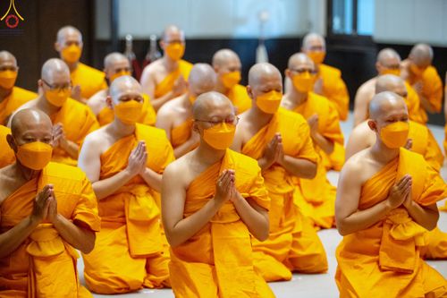 ภาพ No.82763:พิธีเวียนประทักษิณ, พิธีวันทาเจดีย์ ณ มหาธรรมกายเจดีย์  พิธีบรรพชาหมู่พระพี่เลี้ยงเข้าพรรษา, ธรรมทายาทอุดมศึกษา รุ่นที่ 50(ภาคฤดูฝน) และธรรมทายาทพุทธศาสตร์สากล รุ่นที่ 7 (ภาคฤดูฝน) วันเสาร์ที่ 17 มิถุนายน พ.ศ. 2566 ณ  โบสถ์พระไตรปิฎก วัดพระธรรมกาย จ.ปทุม