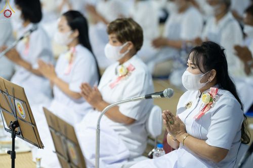 ภาพ No.69974:พิธีถวายภัตตาหารเป็นสังฆทาน แด่คณะพระธรรมยาตราฯ ในโครงการธรรมยาตราฯ ปีที่ 11 ณ อนุสรณ์สถานมหาวิหารพระมงคลเทพมุนี อ.สองพี่น้อง จ.สุพรรณบุรี วันที่ 10 มกราคม พ.ศ. 2566