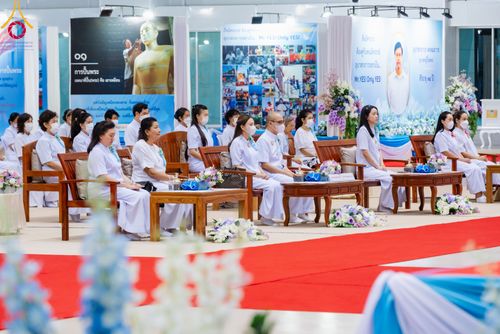 ภาพ No.91001:พิธีบำเพ็ญกุศลสวดพระอภิธรรม  อุบาสกถาวร พรหมถาวร (อุบาสกผู้ปั้นพระ) คืนที่ 6 วันพฤหัสบดีที่ 19 ตุลาคม พ.ศ. 2566 ณ ห้องแก้วสารพัดนึก 1 สภาธรรมกายสากล วัดพระธรรมกาย จ.ปทุมธานี