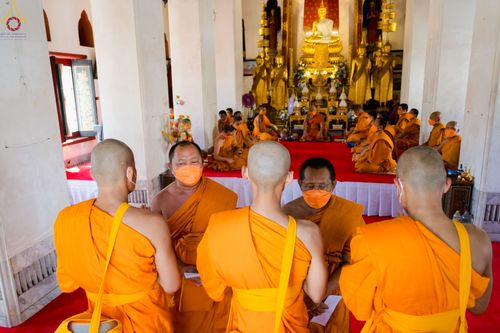 ภาพ No.65830:พิธีอุปสมบทวัดโปรดเกศเชษฐาราม อ.พระประแดง จ.สมุทรปราการ รับบุญจัดงานโดยสำนักพัฒนาเยาวชนโลก ในโครงการอุปสมบทบูชาธรรม มหาปูชนียาจารย์ประจำปี 2565 เมื่อวันที่ 7 ธันวาคม พ.ศ. 2565