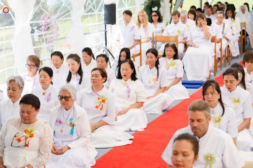 ภาพ No.286121:วันที่ 13 กรกฎาคม พ.ศ. 2568  พิธีทอดผ้าป่าฉลอง 13 ปี  วัดพระธรรมกายสวิตเซอร์แลนด์