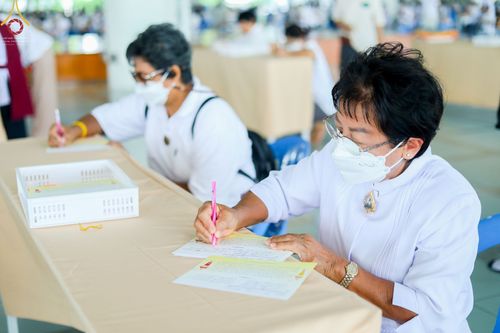 ภาพ No.64884:พิธีบุพเปตพลี ครั้งที่ 129 เพื่ออุทิศบุญกุศลแด่บรรพบุรุษผู้ล่วงลับ วันที่ 23 พฤศจิกายน พ.ศ. 2565 ณ วัดพระธรรมกาย