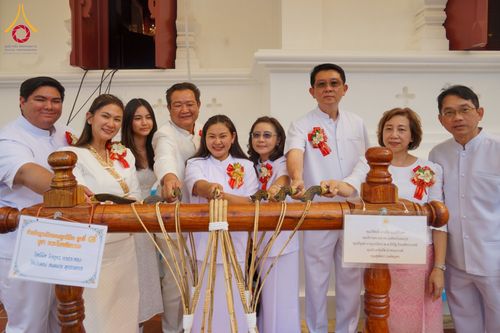 ภาพ No.61578:พิธีตัดลูกนิมิตผูกพัทธสีมา อุโบสถจิตตะอริยศุภกุล วันพฤหัสบดีที่ ๑๘ เมษายน พ.ศ.๒๕๖๗ ณ วัดกิ่วลม ตำบลบ่อหลวง อำเภอฮอด จังหวัดเชียงใหม่