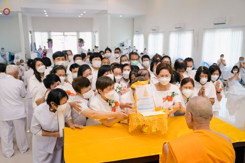 ภาพ No.76708:พิธีทอดผ้าป่าชิตังเม อาคารหยุดเป็นตัวสำเร็จ วันอาทิตย์ที่ ๒๖ กุมภาพันธ์ พ.ศ. ๒๕๖๖ ณ ศูนย์ปฏิบัติธรรมพระมงคลเทพมุนี( สด จนฺทสโร ) อ.สองพี่น้อง จ.สุพรรณบุรี