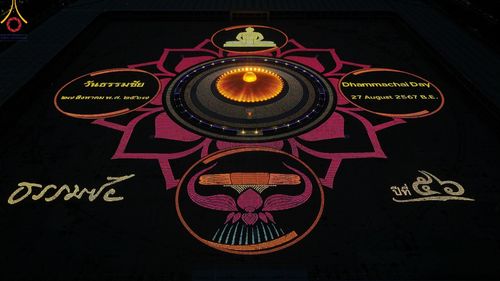 ภาพ No.150299:พิธีจุดประทีป และพิธีฉลองชัยสวดมนต์ บทธัมมจักกัปปวัตตนสูตร ครบ 6,668,272,727 จบ เนื่องในวันธรรมชัย 27 สิงหาคม พ.ศ. 2567 ณ มหารัตนวิหารคด วัดพระธรรมกาย