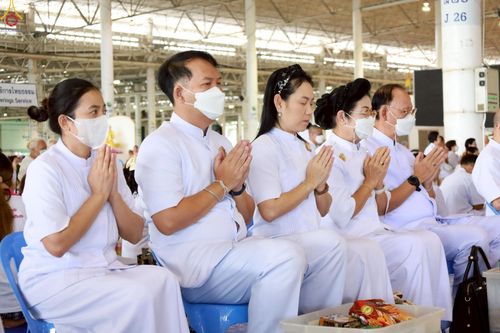 ภาพ No.227863:วันอาทิตย์ที่ 1 มิถุนายน พ.ศ. 2568 พิธีตักบาตร , พิธีบูชาข้าวพระ ณ วัดพระธรรมกาย จ.ปทุมธานี