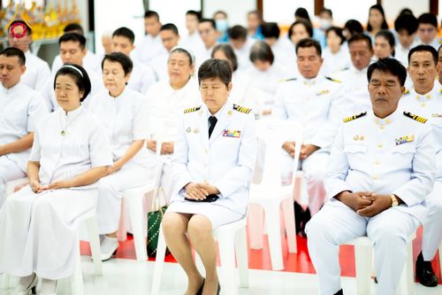 ภาพ No.237632:พิธีเจริญพระพุทธมนต์ ปฏิบัติธรรมเจริญสมาธิภาวนา และทำบุญตักบาตร ถวายพระราชกุศล เนื่องในโอกาสวันเฉลิมพระชนมพรรษา สมเด็จพระนางเจ้าสิริกิติ์ พระบรมราชินีนาถ พระบรมราชชนนีพันปีหลวง วันอังคารที่ 12 สิงหาคม พ.ศ. 2568  ณ อาคารปลูกศรัทธา 2 วัดพระธรรมกาย 