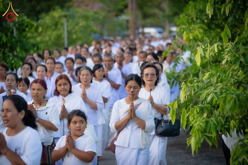 ภาพ No.210660:วันพฤหัสบดีที่ 13 มีนาคม พ.ศ. 2568  สมโภชพระประธานอุโบสถวัดป่าอุบลแก้ว จังหวัดอุบลราชธานี