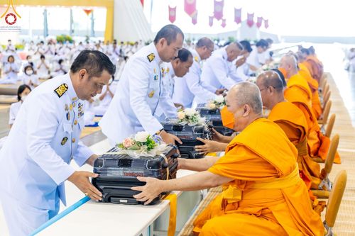 ภาพ No.85497:พิธีมุทิตาสักการะ พระราชาคณะ และพระครูสัญญาบัตร วันอาทิตย์ที่ 30 กรกฎาคม พ.ศ. 2566  ณ สภาธรรมกายสากล วัดพระธรรมกาย