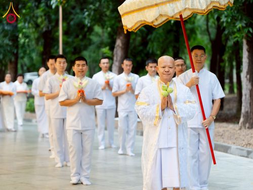 ภาพ No.223565:วันที่ 11 พฤษภาคม พ.ศ. 2568 พิธีบรรพชาของอุบาสก พิสิทธิ์ หมื่นแกล้ว  ณ วัดพระธรรมกาย