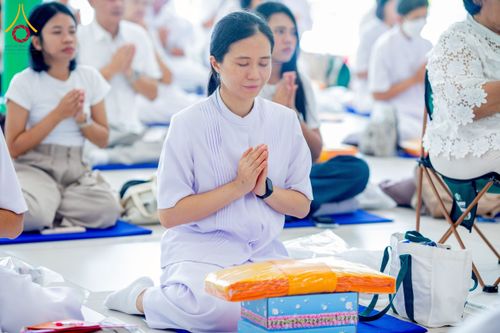 ภาพ No.223733:วันอาทิตย์ที่ 11 พฤษภาคม พ.ศ. 2568 พิธีอุปสมบทสามเณรเปรียญธรรมอุปสมบทอุทิศชีวิต 9 รูป อุบาสก 1 ท่าน ณ อุโบสถพระไตรปิฏกวัดพระธรรมกาย