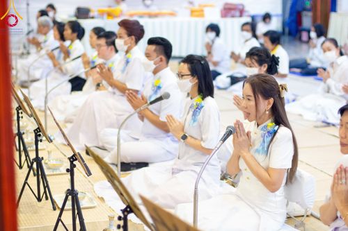 ภาพ No.112970:พิธีถวายภัตตาหารเป็นสังฆทาน แด่คณะพระธรรมยาตรา ปีที่ 12 วันที่ 16 มกราคม พ.ศ. 2567 ณ วัดโบสถ์(บน) บางคูเวียง จ.นนทบุรี