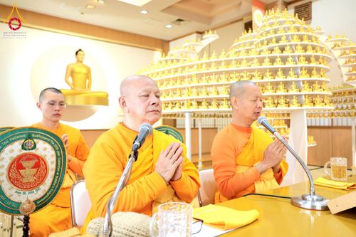 ภาพ No.213427:วันอาทิตย์ที่ 16 มีนาคม พ.ศ. 2568 พิธีบุพเปตพลี, ถวายภัตตาหาร, ปล่อยปลา วัดพระธรรมกายคานากาว่า ประเทศญี่ปุ่น