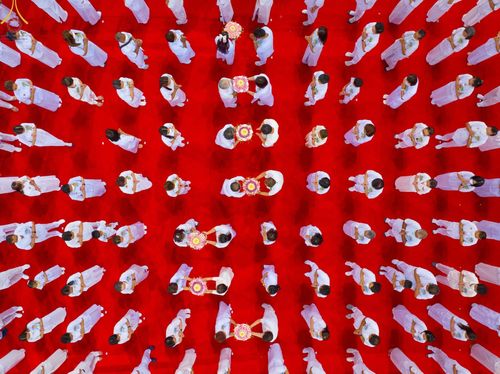 ภาพ No.77002:พิธีหล่อพระบรมพุทธเจ้า ในวันมาฆบูชา อาทิตย์ต้นเดือนที่ 6 มีนาคม พ.ศ. 2566 ณ วัดพระธรรมกาย จ.ปทุมธานี