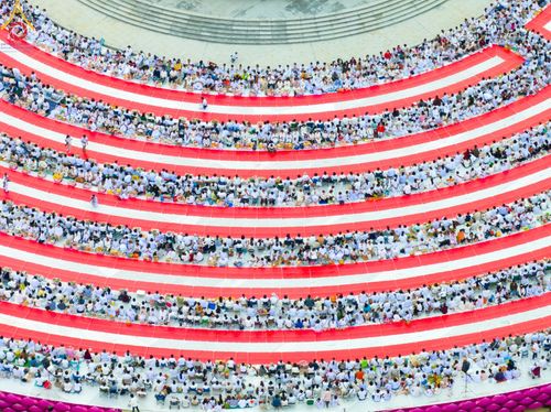 ภาพ No.118579:พิธีตักบาตรพระธรรมยาตรา ปีที่ 12 ณ อนุสรณ์สถานลำดับที่ 5 สถานที่เผยแผ่วิชชาธรรมกายครั้งแรก อนุสรณ์สถานบางปลา จ.นครปฐม วันที่ 25 มกราคม พ.ศ. 2567