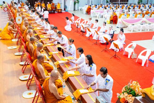 ภาพ No.342697:วันเสาร์ที่ 8 สิงหาคม พ.ศ. 2569  พิธีทักษิณานุปทาน แด่บรรพชนตระกูลผ่องสวัสดิ์และหมู่ญาติที่ล่วงลับไปแล้ว ครั้งที่ 21 ณ พระมหาเจดีย์ทัตตชีโว ศูนย์อบรมเยาวชนกาญจนบุรี