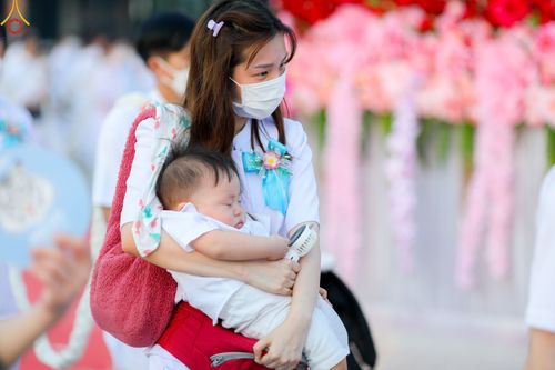 ภาพ No.79174:พิธีอัญเชิญองค์พระบรมพุทธเจ้า 24 องค์ เวียนประทักษิณรอบพระมหาธรรมกายเจดีย์ ณ วัดพระธรรมกาย  วันที่ 2 เมษายน พ.ศ. 2566