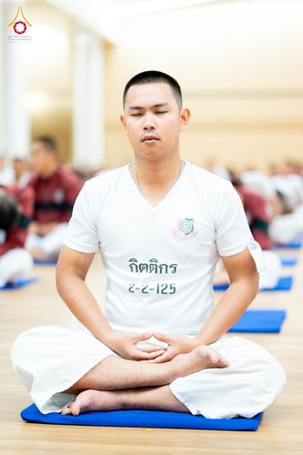ภาพ No.350116:วันที่ 17-18 กันยายน พ.ศ. 2569 โครงการบรรพชาพัฒนาคุณธรรม จริยธรรม สำหรับนักเรียนนายสิบตำรวจ (นสต.) รุ่นที่ 16 ศูนย์ฝึกอบรมตำรวจภูธรภาค 1  ได้จัดกิจกรรม ณ สภาธรรมกายสากล ห้องแก้ว2