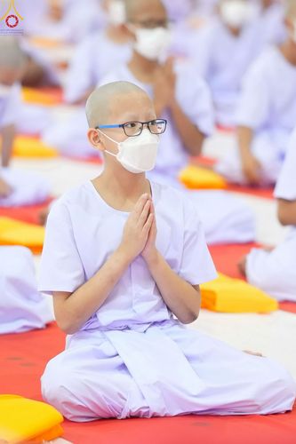 ภาพ No.79841:พิธีขอบรรพชา , พิธีคล้องอังสะ พิธีขอสรณคมน์และศีล , พิธีขอนิสสัย ในโครงการบรรพชาสามเณรฟื้นฟูพระพุทธศาสนาทั่วไทย วันเสาร์ที่ 8 เมษายน พ.ศ.2566