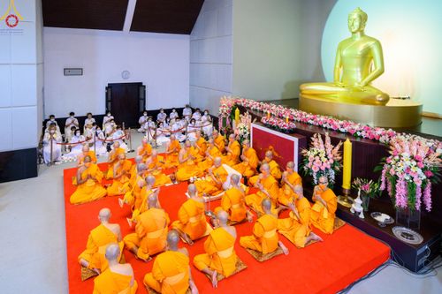 ภาพ No.81718:พิธีอุปสมบทอุทิศชีวิต สามเณรเปรียญธรรม 11 รูป ในวันวิสาขบูชา วันเสาร์ที่ 3 มิถุนายน 2566 ณ อุโบสถพระไตรปิฎก วัดพระธรรมกาย จ.ปทุมธานี