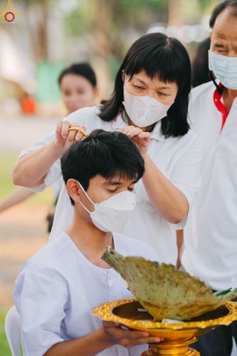 ภาพ No.80065:พิธีตัดปอยผมและปลงผมนาคธรรมทายาท โครงการอุปสมบทหมู่ธรรมทายาท พุทธศาสตร์สากลรุ่นที่ 7 (ภาคฤดูร้อน) วันอาทิตย์ที่ 9 เมษายน พ.ศ.2566