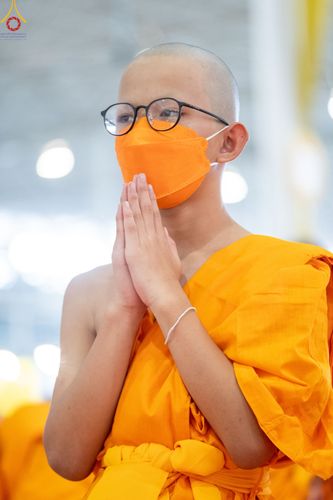 ภาพ No.79935:พิธีขอบรรพชา , พิธีคล้องอังสะ พิธีขอสรณคมน์และศีล , พิธีขอนิสสัย ในโครงการบรรพชาสามเณรฟื้นฟูพระพุทธศาสนาทั่วไทย วันเสาร์ที่ 8 เมษายน พ.ศ.2566