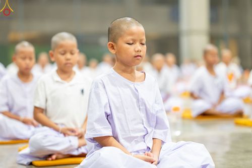 ภาพ No.79631:การปฎิบัติธรรมและกิจวัตรกิจกรรม ของนาคธรรมทายาท ในโครงการบรรพชาสามเณรฟื้นฟูพระพุทธศาสนาทั่วไทย และโครงการมัชฌิมธรรมทายาท วันที่ 4 เมษายน พ.ศ. 2566 ณ วัดพระธรรมกาย