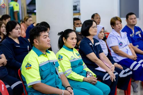 ภาพ No.323199:วันที่ 20 เมษายน พ.ศ.2569 การเตรียมงานของบุคลากรทางการแพทย์ , จุดลงทะเบียนพระสังฆาธิการ , วางกล่องไทยธรรม เพื่องานถวายมหาสังฆทาน 40,000 กว่าวัดทั่วประเทศ วันคุ้มครองโลก 22 เมษายน พ.ศ.2569 วัดพระธรรมกาย