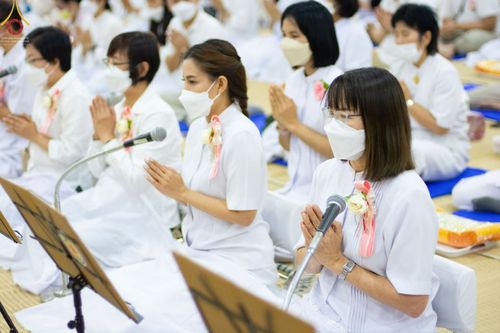 ภาพ No.73022:พิธีถวายภัตตาหารเป็นสังฆทาน แด่คณะพระธรรมยาตราฯ ในโครงการธรรมยาตรากตัญญูบูชา มหาปูชนียาจารย์ พระมงคลเทพมุนี(สด จนฺทสโร) พระผู้ปราบมาร อนุสรณ์สถาน 7 แห่ง ปีที่ 11 วันที่ 21 มกราคม พ.ศ. 2566