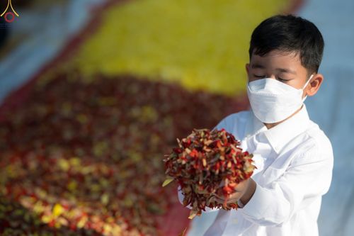 ภาพ No.70800:พิธีต้อนรับพระธรรมยาตรา ในโครงการธรรมยาตรากตัญญูบูชา มหาปูชนียาจารย์ พระมงคลเทพมุนี(สด จนฺทสโร) พระผู้ปราบมาร อนุสรณ์สถาน 7 แห่ง ปีที่ 11 วันที่ 14 มกราคม พ.ศ. 2566 ณ อนุสรณ์สถานลำดับที่ 3 สถานที่เกิดในเพศสมณะ วัดสองพี่น้อง อ.สองพี่น้อง จ.สุพรรณบุรี