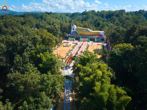 ภาพ No.65702:พิธีถวายพระบรมสารีริกธาตุ เพื่อประดิษฐาน ณ พระพุทธรูปปางไสยยาสน์ ที่ยาวที่สุดในบังกลาเทศ  วันที่ 22 พฤศจิกายน พ.ศ. 2565