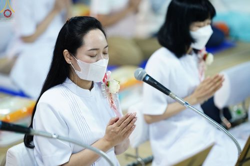 ภาพ No.73828:พิธีถวายภัตตาหารเป็นสังฆทาน แด่คณะพระธรรมยาตราฯ ในโครงการธรรมยาตรากตัญญูบูชา มหาปูชนียาจารย์ พระมงคลเทพมุนี(สด จนฺทสโร) พระผู้ปราบมาร อนุสรณ์สถาน 7 แห่ง ปีที่ 11 วันที่ 23 มกราคม พ.ศ. 2566