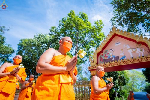 ภาพ No.67382:พิธีอุปสมบทวัดอินทโชติสังฆโพธาราม อ.พนมสารคาม จ.ฉะเชิงเทรา รับบุญจัดงานโดย สำนักงานวัดฯ เมื่อวันที่ 7 ธันวาคม พ.ศ. 2565