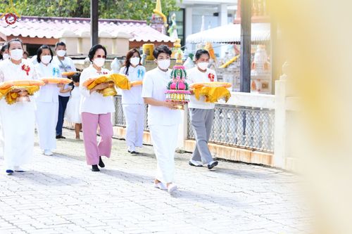 ภาพ No.66794:พิธีอุปสมบท วัดแจ่มราษฎร์ศรัทธาธรรม(วัดสีล้ง) จ.สมุทรปราการ  รับบุญจัดงานโดย สำนักกัลยาณมิตร ภาคนครหลวง 6 เมื่อวันที่ 7 ธันวาคม พ.ศ. 2565