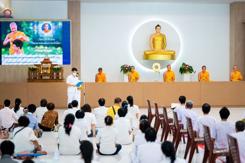 ภาพ No.65546:พิธีปลงผม และพิธีขอขมามอบผ้าไตร นาคธรรมทายาท ในโครงการอุปสมบทบูชาธรรม มหาปูชนียาจารย์ประจำปี 2565 ณ ศูนย์ปฏิบัติธรรมภาคใต้ บางกล่ำ จ.สงขลา วันที่ 19 พฤศจิกายน พ.ศ. 2565