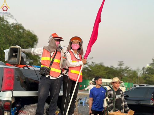 ภาพ No.113569:V.12 พลังหมู่ การเตรียมงาน เก็บงาน การรับบุญของเจ้าหน้าที่หน่วยงานต่างๆ เพื่อโครงการธรรมยาตรา ปีที่ 12 ระหว่างวันที่ 2 - 31 มกราคม พ.ศ. 2567