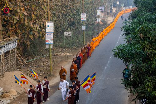 ภาพ No.131137:Photo Story ปฐมบรรพชาชาวพุทธมาร์มา Episode 4/5 วันที่ 13 กุมภาพันธ์พ.ศ. 2567 ณ วัดธัมจักร อรัญกุฏิ บังกลาเทศ