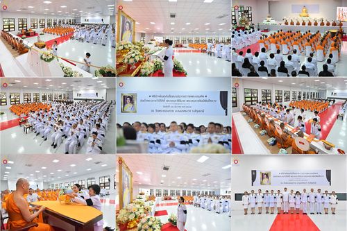 ภาพ No.280629:วันศุกร์ที่ 12 ธันวาคม พ.ศ.2568 พิธีบำเพ็ญกุศลปัญญาสมวาร (50 วัน) อุทิศถวายพระราชกุศลแด่ “พระพันปีหลวง” ณ วัดพระธรรมกาย