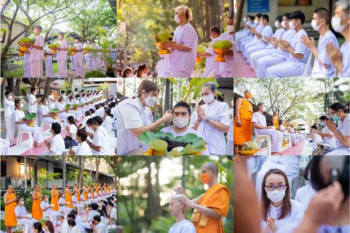 ภาพ No.78600:พิธีตัดปอยผมและปลงผมนาคธรรมทายาท  โครงการบรรพชาและอุปสมบทหมู่ วันคุ้มครองโลก วันที่ 26 มีนาคม พ.ศ.2566 ณ หมู่บ้านบรรลุธรรม วัดพระธรรมกาย