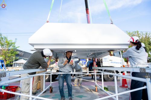 ภาพ No.282385:วันที่ 19 -20 ธันวาคม พ.ศ.2568 เบื้องหลังความสำเร็จ ของการจัดงานตักบาตร พระ 10,000 รูป Skywalk กาญจนบุรี