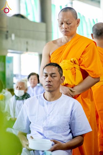 ภาพ No.293638:วันที่ 10 มกราคม พ.ศ. 2569 พิธีปลงผมธรรมทายาทบูชาธรรม 117  ปี คุณยายอาจารย์ฯ ณ วิหารคด วัดพระธรรมกาย ปทุมธานี