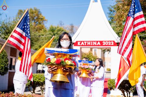 ภาพ No.63979:พิธีทอดกฐินสามัคคี ประจำปีพุทธศักราช 2565 ณ วัดพระธรรมกายจอร์เจีย ประเทศสหรัฐอเมริกา วันอาทิตย์ที่  23  ตุลาคม  พ.ศ. 2565