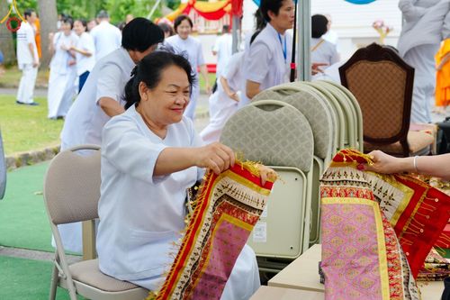 ภาพ No.144950:พิธีประดิษฐานลูกนิมิตมหาสมบัติ ผูกสีมาสถาปนาอุโบสถ บูชาธรรม ๘๐ ปี หลวงพ่อธัมมชโย วันอาทิตย์ที่ ๓๐ มิถุนายน พ.ศ. ๒๕๖๗ วัดพระธรรมกายนิวเจอร์ซี ประเทศสหรัฐอเมริกา