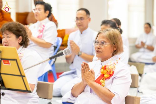 ภาพ No.336286:วันจันทร์ที่ 22 มิถุนายน พ.ศ.2569 พิธีอัญเชิญพระธรรมกาย และบรรจุพระบรมสารีริกธาตุ  ภายในเกศดอกบัวตูม องค์พระประธาน ณ อาคารสมปรารถนา วัดกลางธนรินทร์ ต.บ้านแป้ง อ.พรหมบุรี จ.สิงห์บุรี