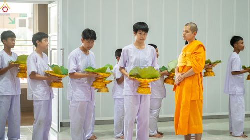 ภาพ No.316757:วันเสาร์ที่ 28 มีนาคม พ.ศ.2569 พิธีปลงผมนาคธรรมทายาท โครงการสามเณรยุวธรรมทายาท รุ่นที่ 34 โครงการสามเณรมัชฌิมธรรมทายาท รุ่นที่ 30 ณ มหารัตนวิหารคด 13 วัดพระธรรมกาย