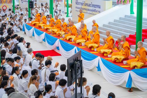 ภาพ No.137866:พิธีอุปสมบทสามเณรอุทิศชีวิต 11 รูป วันวิสาขบูชา พุธที่ 22 พฤษภาคม พ.ศ.2567 ณ อุโบสถ วัดพระธรรมกาย